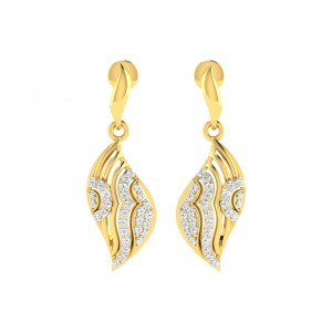 Ivanka Diamond Earrings in Gold