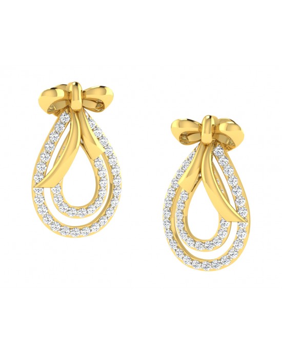 Iriana Diamond Earrings in Gold Iriana Diamond Earrings in Gold