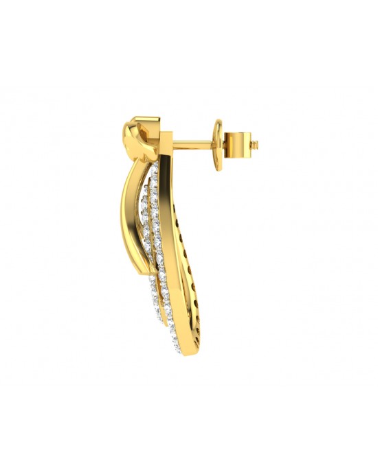 Iriana Diamond Earrings in Gold Iriana Diamond Earrings in Gold