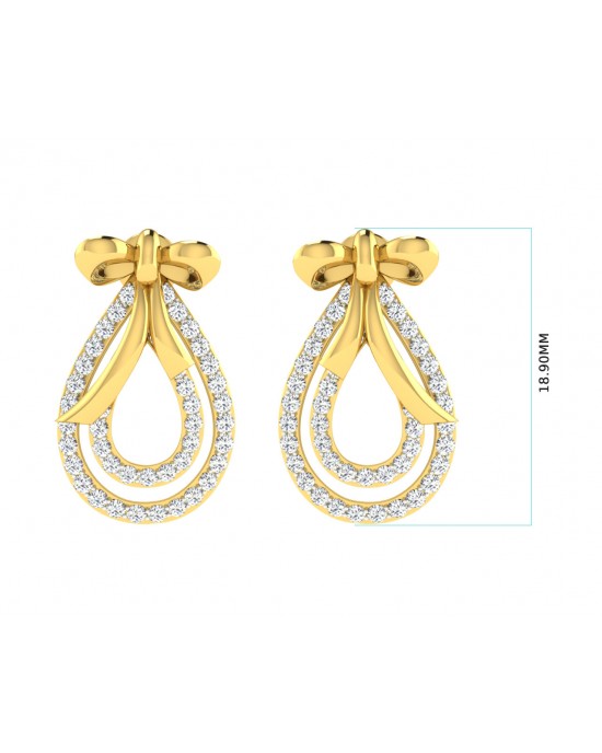 Iriana Diamond Earrings in Gold Iriana Diamond Earrings in Gold