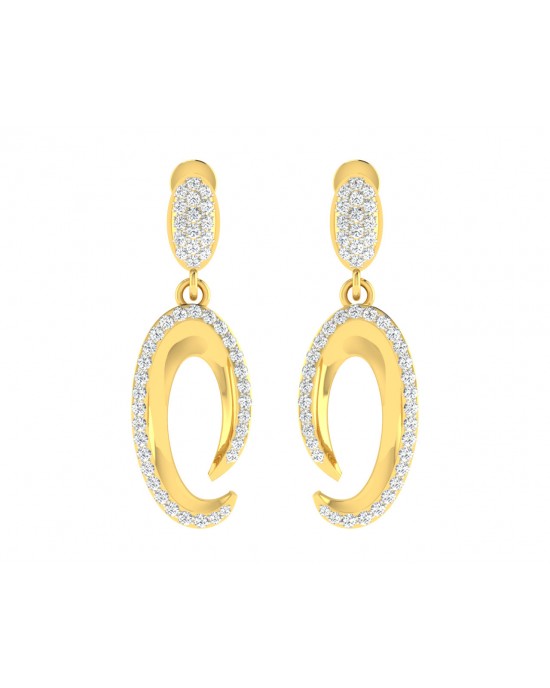 Eeva Diamond Earrings in Gold Eeva Diamond Earrings in Gold