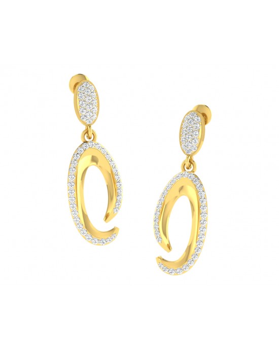 Eeva Diamond Earrings in Gold Eeva Diamond Earrings in Gold