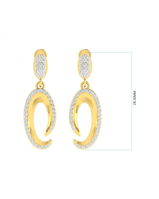 Eeva Diamond Earrings in Gold Eeva Diamond Earrings in Gold