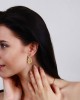 Eliza Diamond Earrings in Gold Eliza Diamond Earrings in Gold