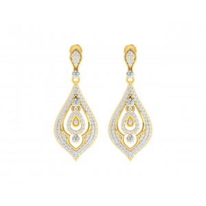 Nomi Diamond Earrings in Gold