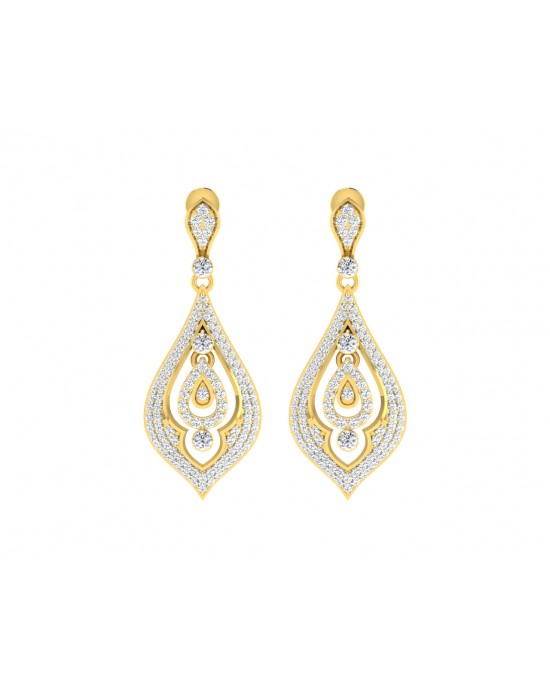 Nomi Diamond Earrings in Gold Nomi Diamond Earrings in Gold