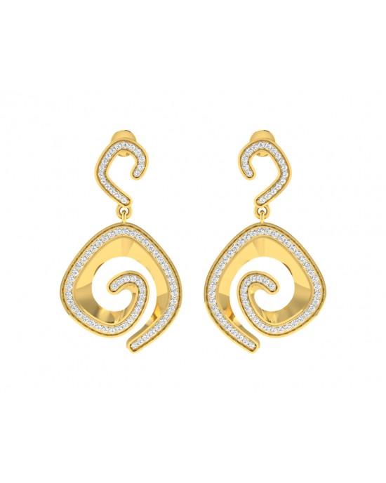 Faren Diamond Earrings in Gold Faren Diamond Earrings in Gold