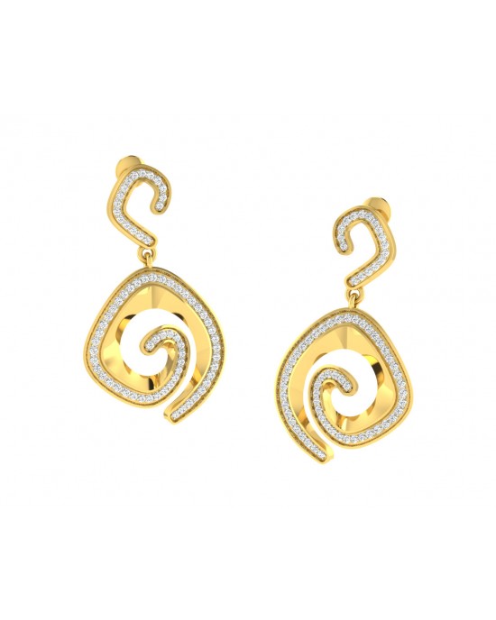 Faren Diamond Earrings in Gold Faren Diamond Earrings in Gold