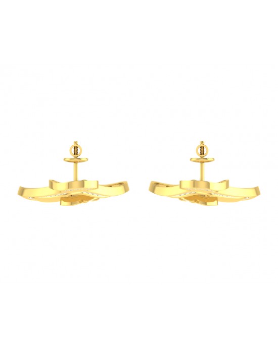 Faren Diamond Earrings in Gold Faren Diamond Earrings in Gold