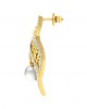 Rina Pearl & Diamond Earrings Rina Pearl & Diamond Earrings
