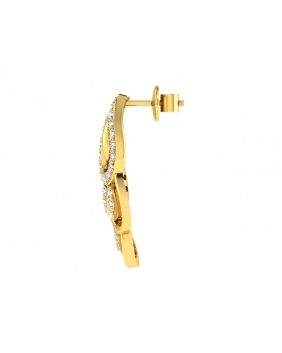 Pamela Diamond Earrings in Gold Pamela Diamond Earrings in Gold