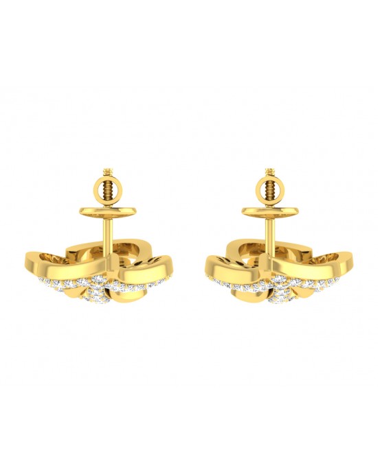Pamela Diamond Earrings in Gold Pamela Diamond Earrings in Gold