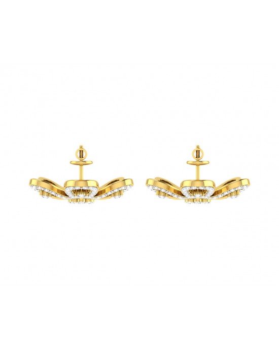 Rhea Diamond Earrings in Gold Rhea Diamond Earrings in Gold