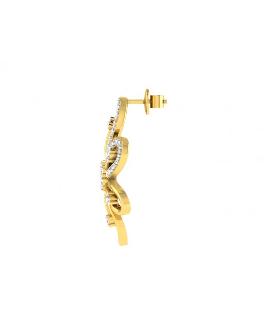 Rhea Diamond Earrings in Gold Rhea Diamond Earrings in Gold