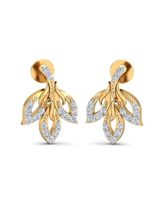 Gwen Diamond Gold Earrings Gwen Diamond Gold Earrings