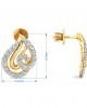 Genn Diamond Earrings In Gold Genn Diamond Earrings In Gold