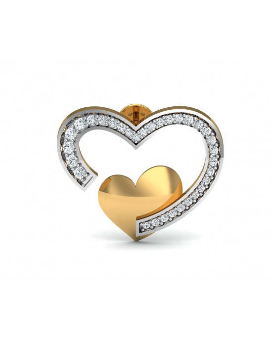 Fiona Diamond Heart Earrings Fiona Diamond Heart Earrings