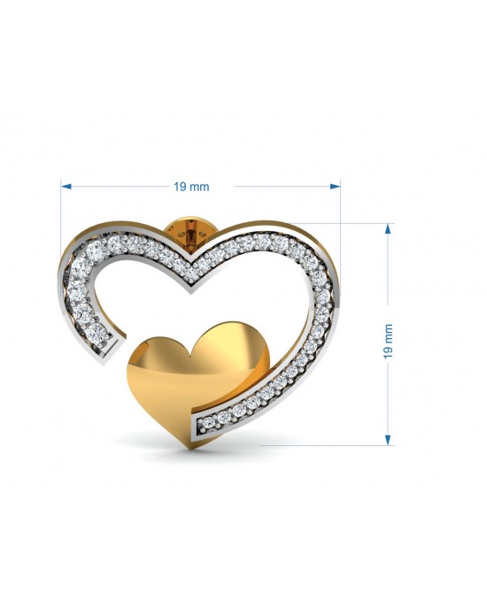 Fiona Diamond Heart Earrings Fiona Diamond Heart Earrings