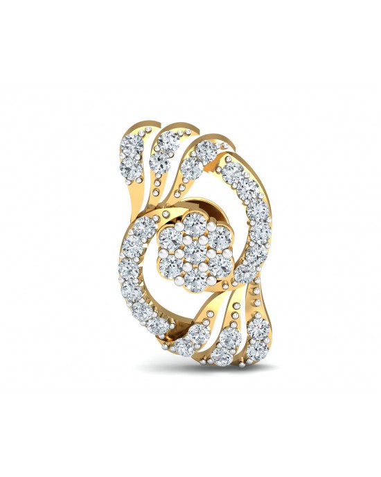 Inara Diamond Earrings in Gold Inara Diamond Earrings in Gold