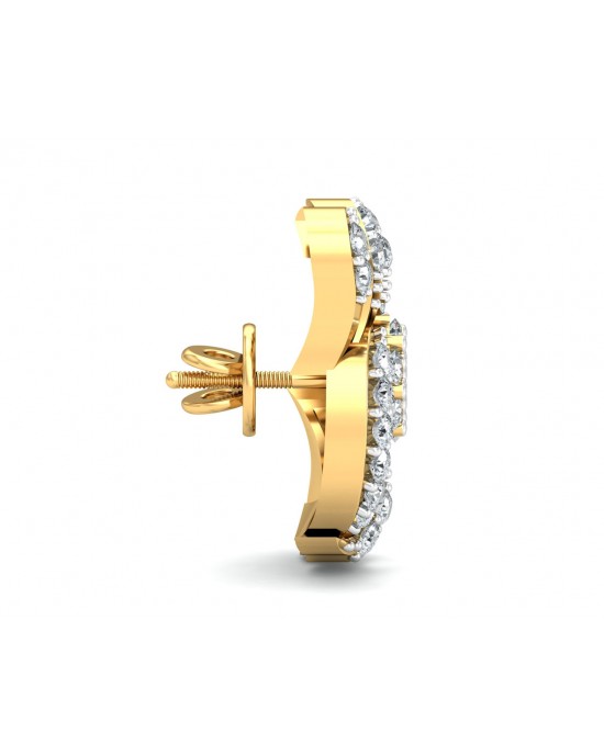 Inara Diamond Earrings in Gold Inara Diamond Earrings in Gold