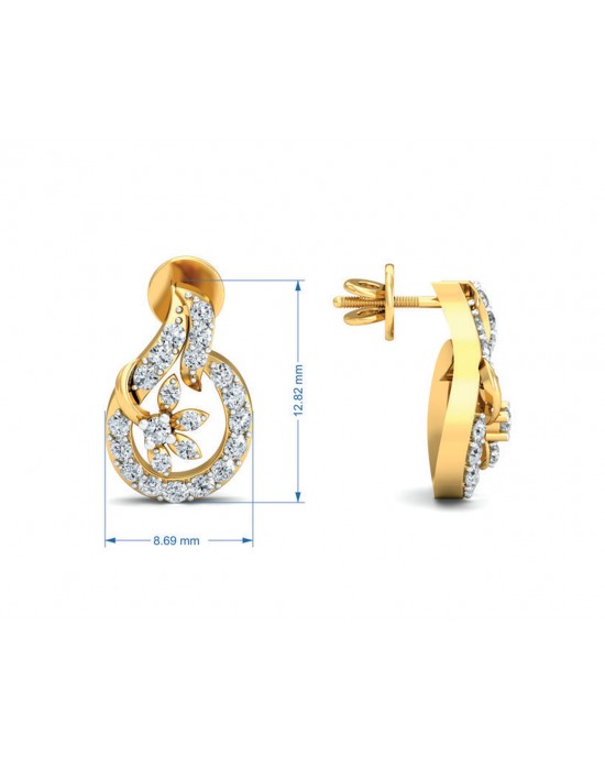 Gemma Diamond Eartops in Gold Gemma Diamond Eartops in Gold