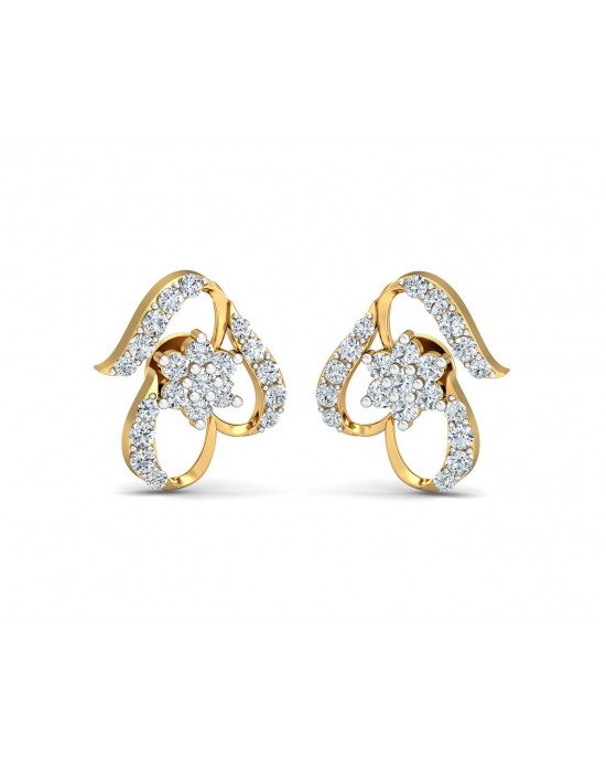 Vera Diamond Earrings in Gold Vera Diamond Earrings in Gold