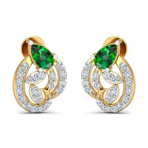 Vahi Emerald & Diamond Earrings