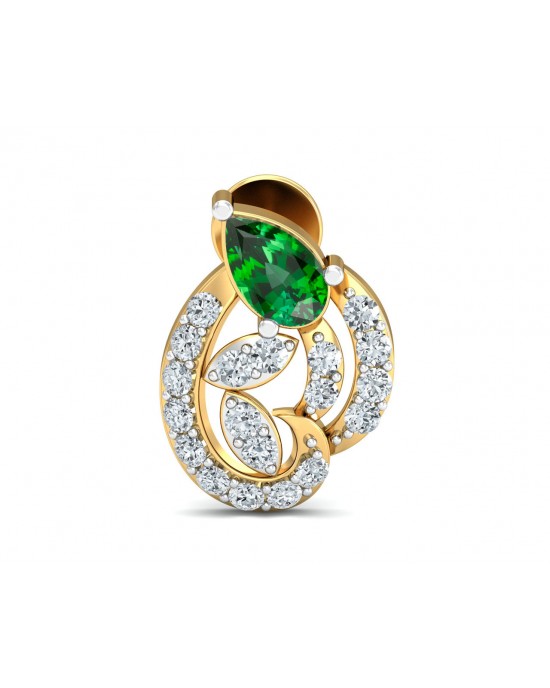 Vahi Emerald & Diamond Earrings Vahi Emerald & Diamond Earrings