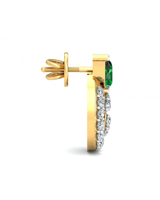 Vahi Emerald & Diamond Earrings Vahi Emerald & Diamond Earrings