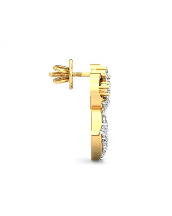 Ruhi Diamond Earrings in Gold Ruhi Diamond Earrings in Gold
