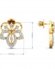 Ruhi Diamond Earrings in Gold Ruhi Diamond Earrings in Gold