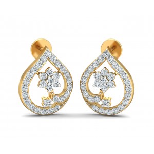 Rima Gold Diamond Earrings