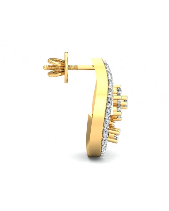 Rima Gold Diamond Earrings Rima Gold Diamond Earrings