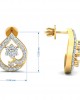 Rima Gold Diamond Earrings Rima Gold Diamond Earrings