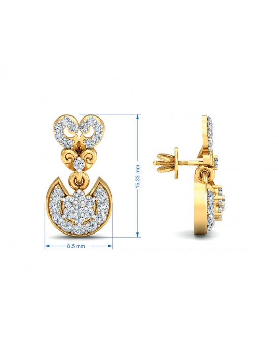 HIen Diamond Earrings in Gold HIen Diamond Earrings in Gold