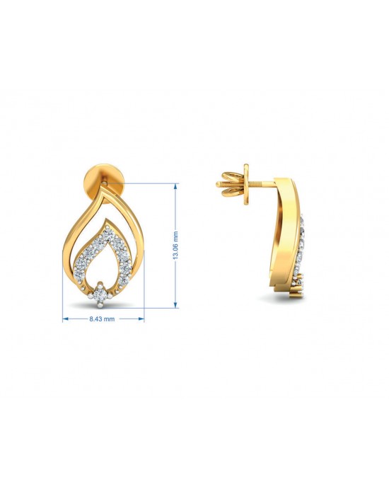 Gila Diamond Earrings in Gold Gila Diamond Earrings in Gold
