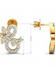 Fen Diamond Earrings In Gold Fen Diamond Earrings In Gold