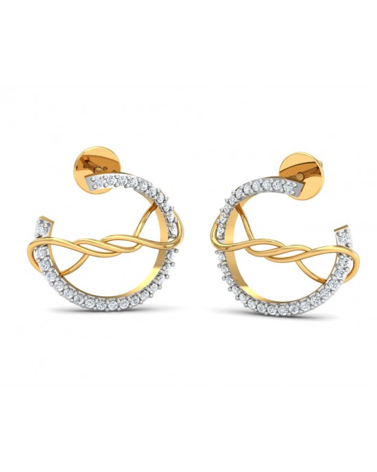 Tanya Gold Diamond Earrings Tanya Gold Diamond Earrings