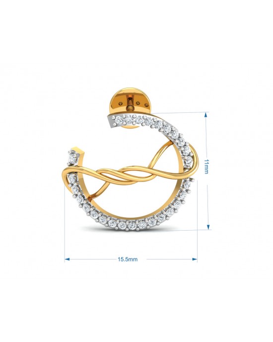 Tanya Gold Diamond Earrings Tanya Gold Diamond Earrings