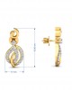 Tisha Diamond Earrings in Gold Tisha Diamond Earrings in Gold