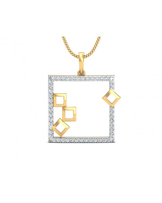 Sabina Diamond Pendant in Gold Sabina Diamond Pendant in Gold