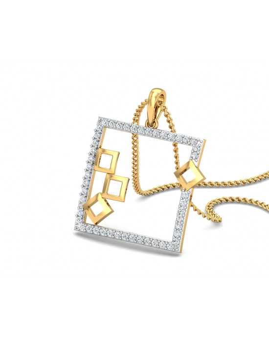 Sabina Diamond Pendant in Gold Sabina Diamond Pendant in Gold
