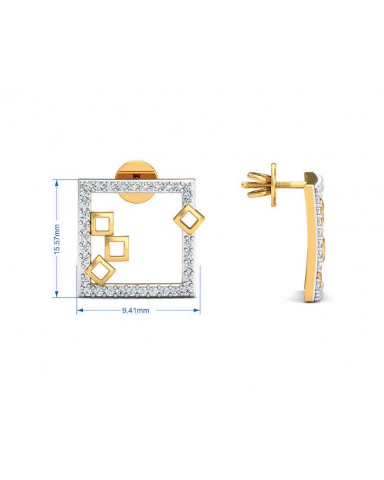 Sabina Diamond earrings in gold Sabina Diamond earrings in gold