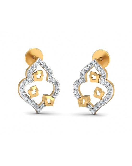 Ella Diamond Earrings in Gold Ella Diamond Earrings in Gold