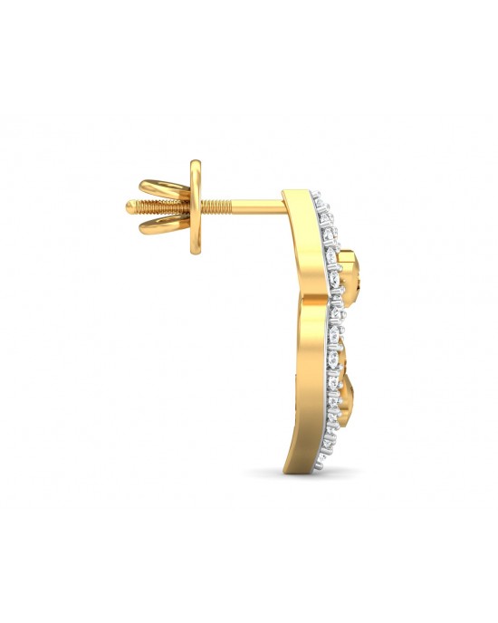 Ella Diamond Earrings in Gold Ella Diamond Earrings in Gold