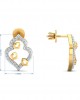 Ella Diamond Earrings in Gold Ella Diamond Earrings in Gold