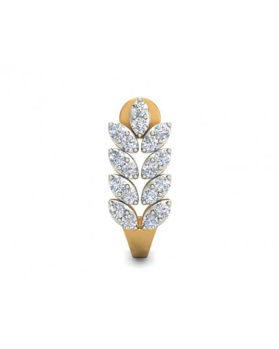 Hayley Diamond Hoop earrings in Gold Hayley Diamond Hoop earrings in Gold