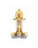 Hayley Diamond Hoop earrings in Gold Hayley Diamond Hoop earrings in Gold