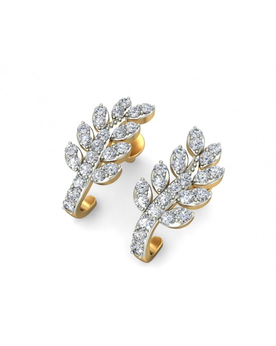 Sain Diamond Earring Half Balis in Gold Sain Diamond Earring Half Balis in Gold