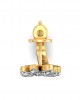 Sain Diamond Earring Half Balis in Gold Sain Diamond Earring Half Balis in Gold